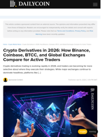 Crypto Derivatives in 2026: How Binance, Coinbase, BTCC, and Global Exchanges Compare for Active Traders - DailyCoin
