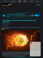 Tassat Moves Lynq to Avalanche for Real-Time Bank-Grade Settlements - Blockchain.News