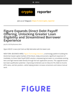 Figure Expands Direct Debt Payoff Offering, Unlocking Greater Loan Eligibility and Streamlined Borrower Experience