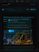 BCH Price Prediction: Bitcoin Cash Eyes $640-$689 Rally Before October Correction to $519 - Blockchain.News