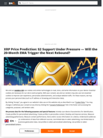 XRP Price Prediction: $2 Support Under Pressure — Will the 20-Month EMA Trigger the Next Rebound? - Brave New Coin