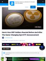 Here’s How XRP Holders Reacted Before And After The Game-Changing Spot ETF Announcement | Bitcoinist.com