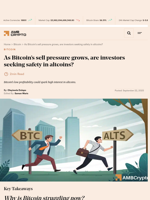 As Bitcoin's sell pressure grows, are investors seeking safety in altcoins? - AMBCrypto
