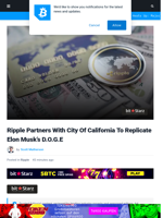 Ripple Partners With City Of California To Replicate Elon Musk’s D.O.G.E | Bitcoinist.com