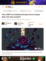 Your USDT on Coinbase Europe has an expiry date, but why exactly? - AMBCrypto
