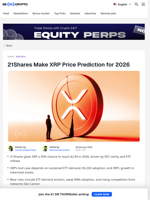 XRP Price Could Reach This Level in 2026, Says 21Shares Analyst