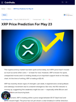 XRP Price Prediction For May 23