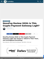 NexaPay Review 2026: Is This Crypto Payment Gateway Legit? - TechBullion