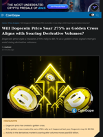 Will Dogecoin Price Soar 275% as Golden Cross Aligns with Soaring Derivative Volumes?