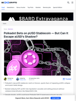 Polkadot pUSD Stablecoin Raises Concerns After aUSD Collapse