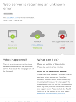 crypto-news-flash.com | 520: Web server is returning an unknown error