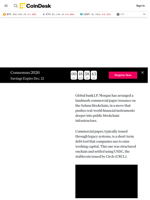 JPMorgan Pushes Deeper Into Tokenized RWAs with Commercial Paper Issuance on Solana