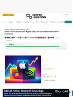 John Ternus to become Apple CEO, Tim Cook to be executive chairman