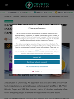 Earning $5,775 Daily Bitcoin, Doge, XRP Income – XRP, DOGECOIN, BTC Elite Fortune Formula - Crypto News Flash