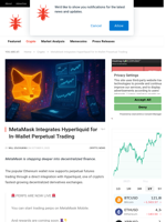 MetaMask Integrates Hyperliquid for In-Wallet Perpetual Trading - NullTX