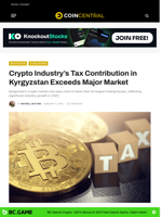 Crypto Industry’s Tax Contribution in Kyrgyzstan Exceeds Major Market - CoinCentral