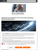 Platinum Price Prediction: XPT Test $2,100 on Breakout Above Key Resistance - Brave New Coin