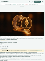 Trezor's Rojčyk wants a human signature on every AI wallet transaction