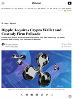 Ripple Acquires Crypto Wallet and Custody Firm Palisade - Decrypt