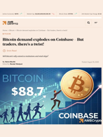 Bitcoin demand explodes on Coinbase – But traders, there’s a twist! - AMBCrypto