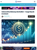 Solana (SOL) Sideways But Bullish — Surge May Be Imminent