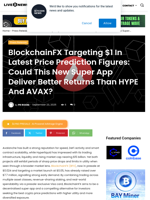BlockchainFX Targeting $1 In Latest Price Prediction Figures: Could This New Super App Deliver Better Returns Than HYPE And AVAX? | Live Bitcoin News