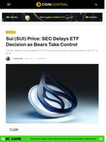 Sui (SUI) Price: SEC Delays ETF Decision as Bears Take Control - CoinCentral