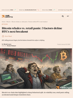 Bitcoin whales vs. retail panic: 3 factors define BTC’s next breakout - AMBCrypto