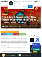 The 7 Best Altcoins to Buy Now Before the Market Recovers: NNZ Token Leads the Pack | Live Bitcoin News