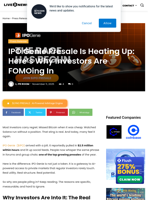 IPO Genie Presale Is Heating Up: Here’s Why Investors Are FOMOing In | Live Bitcoin News