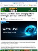 Novava Launches a Game-Changing Futures-First Crypto Exchange for Serious Traders