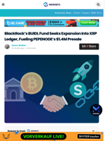 TradFi & Blockchain Join Up in $2B BUIDL Potential Expansion to XRP Ledger: PEPENODE to Pump?