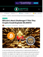 Bitcoin’s Next Challenger? This Tiny Crypto Could Explode 50,000%! - Crypto News Flash