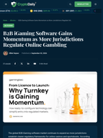 B2B iGaming Software Gains Momentum as More Jurisdictions Regulate Online Gambling - Crypto Daily