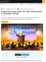 Polymarket To Replace USDC.e With USDC-Backed Token In Exchange Upgrade