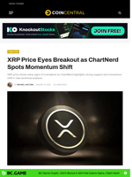 XRP Price Eyes Breakout as ChartNerd Spots Momentum Shift - CoinCentral