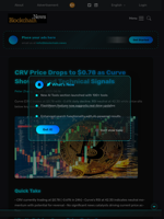 CRV Price Drops to $0.78 as Curve Shows Mixed Technical Signals - Blockchain.News