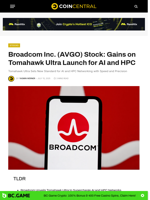 Broadcom Inc. (AVGO) Stock: Gains on Tomahawk Ultra Launch for AI and HPC
