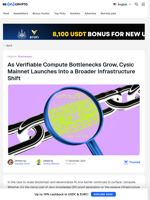 Cysic Mainnet Launches Into a Broader Infrastructure Shift