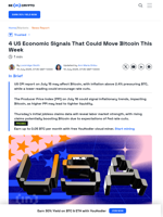 Bitcoin New ATH This Week? 4 Key US Economic Events to Watch