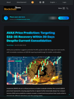AVAX Price Prediction: Targeting $32-35 Recovery Within 30 Days Despite Current Consolidation - Blockchain.News
