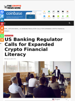 US Banking Regulator Calls for Expanded Crypto Financial Literacy - The Crypto News Wire