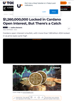 $1,260,000,000 Locked in Cardano Open Interest, But There's a Catch
