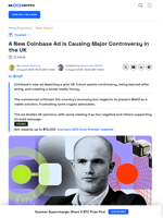 This is Why Coinbase's UK Ad is So Controversial