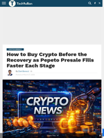 How to Buy Crypto Before the Recovery as Pepeto Presale Fills Faster Each Stage - TechBullion