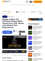 Bitget Lights Up UNTOLD Dubai With Immersive LED Tower and Global Fan Experience – Press release Bitcoin News