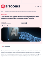 This Week In Crypto: Nvidia Earnings Report And Implications For AI-Related Crypto Assets - 99Bitcoins