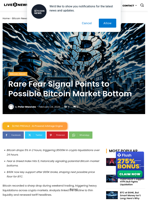 Bitcoin Fear at 5 Signals Possible Market Bottom