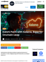 Kalshi Pairs with Solana, Base for Onchain Leap | Live Bitcoin News