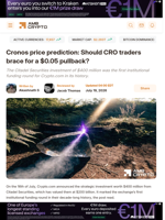 Cronos price prediction: Should CRO traders brace for a $0.05 pullback? - AMBCrypto
